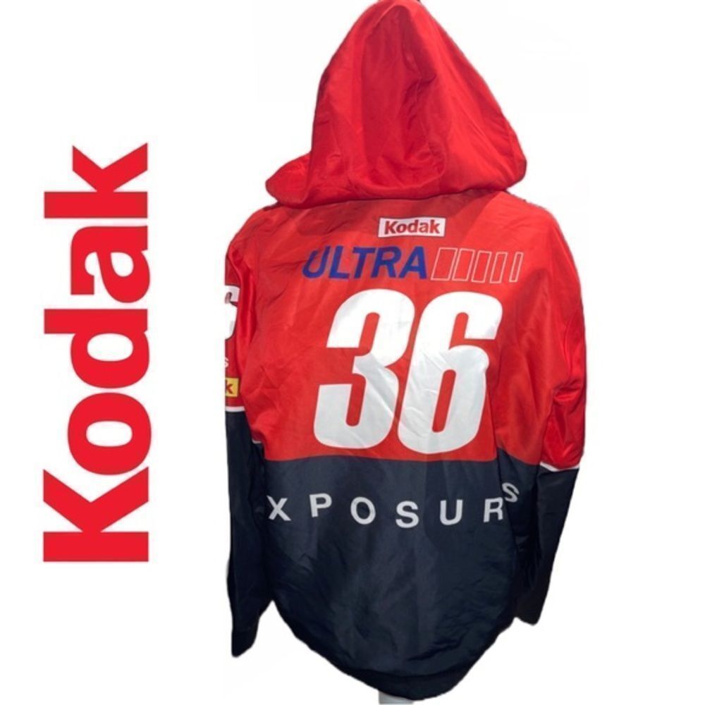 Retro Kodak‎ Racing Jacket - Size Small - Picture 2 of 3